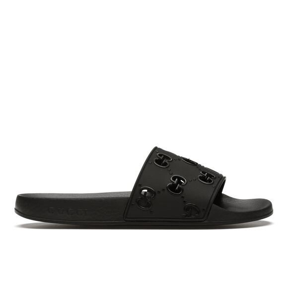 Gucci Rubber Sandal Slides - Picture 2 of 9
